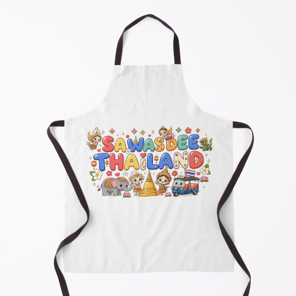 Item preview, Sawasdee Thailand Cute Travel Cartoon Illustration designed and sold by Beeform.