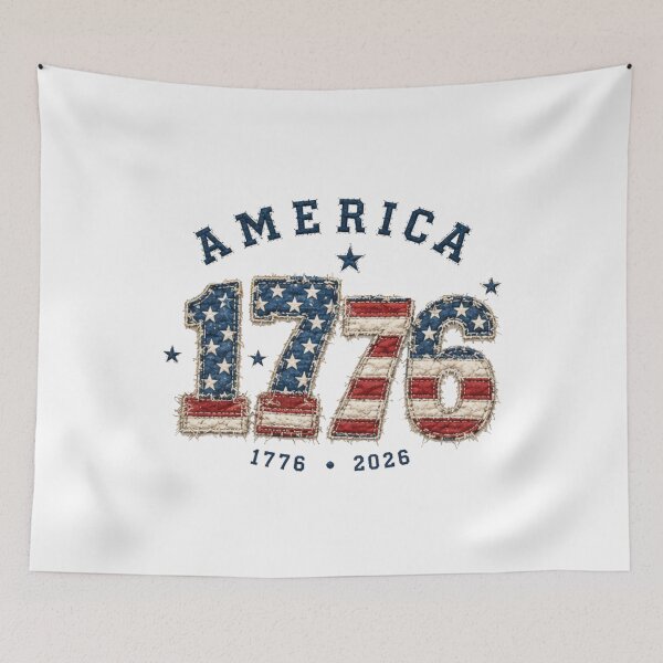 Item preview, Vintage patchwork America's 250th Anniversary designed and sold by Applecrunch.