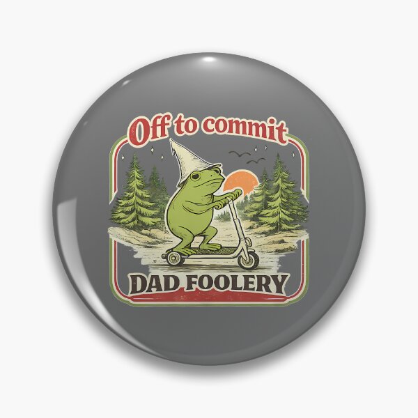 Item preview, Off to Commit Dad Foolery Funny Frog Father Day designed and sold by KristineLi.