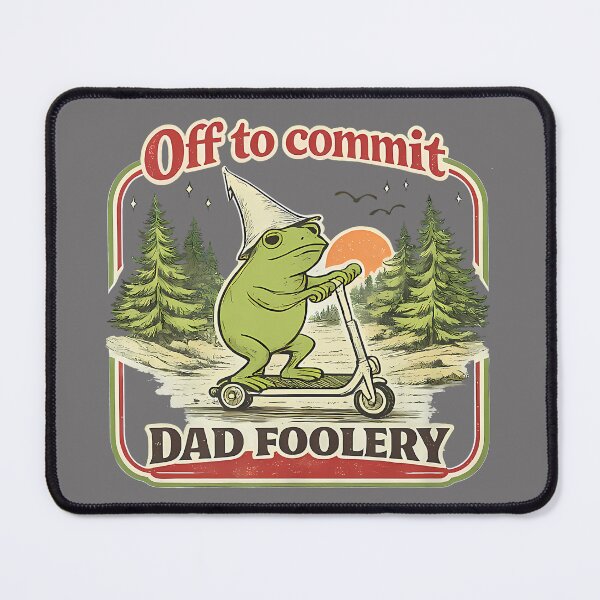 Item preview, Off to Commit Dad Foolery Funny Frog Father Day designed and sold by KristineLi.