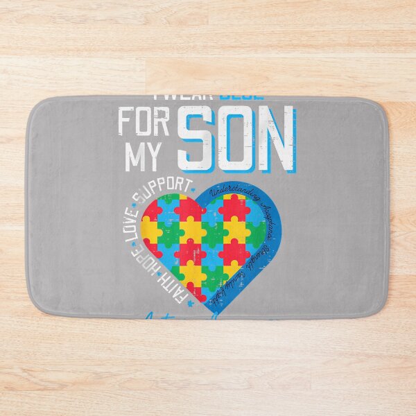 Item preview, Autism I Wear Blue for My Son Awareness Dad Mom Men Women designed and sold by KathieFaugh.