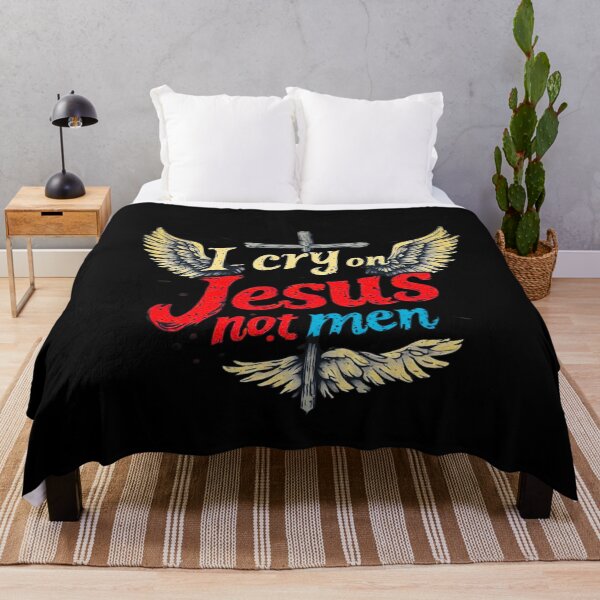 Item preview, I cry on Jesus and not men designed and sold by Jsw-speedartja.