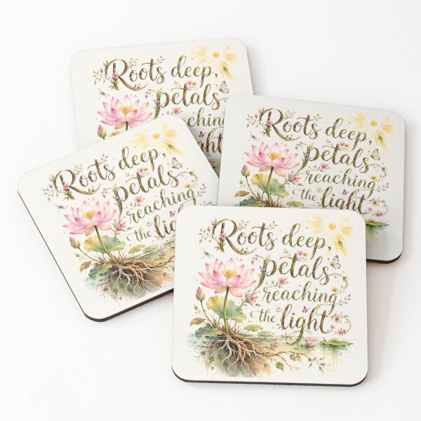 Item preview, Roots Deep Petals Reaching The Light Art designed and sold by EmpoweredEchoesSpirit.
