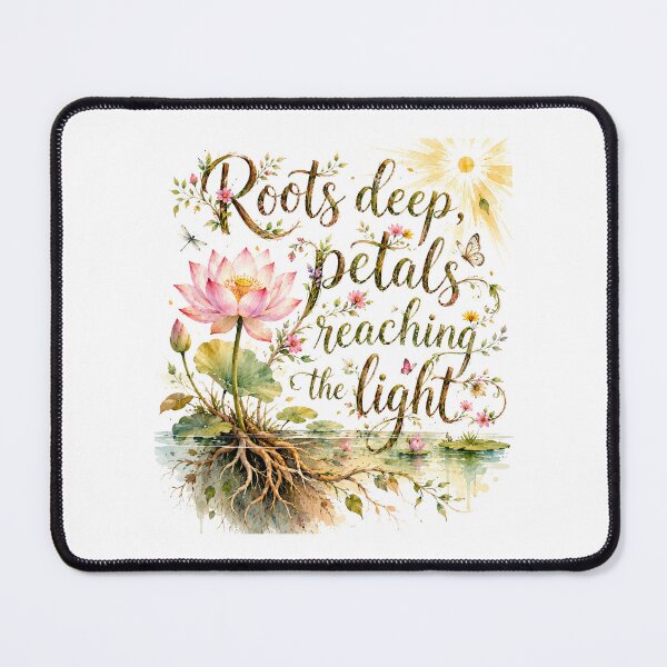Item preview, Roots Deep Petals Reaching The Light Art designed and sold by EmpoweredEchoesSpirit.