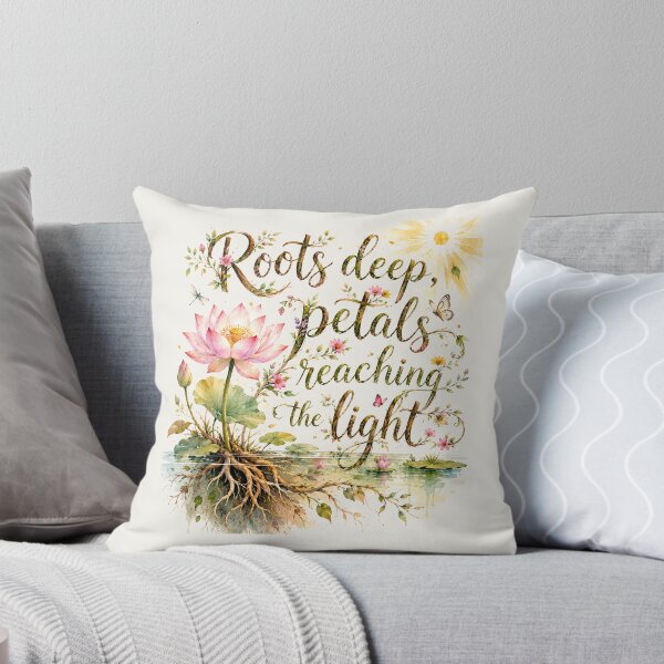 Item preview, Roots Deep Petals Reaching The Light Art designed and sold by EmpoweredEchoesSpirit.