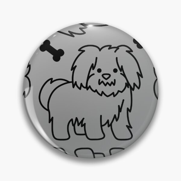 Item preview, Cute Kawaii Fluffy Dog Seamless Pattern Design designed and sold by NadDot.
