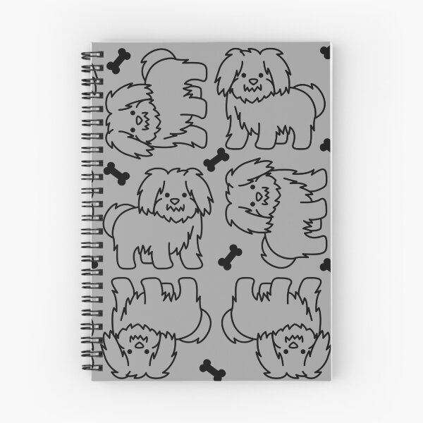 Item preview, Cute Kawaii Fluffy Dog Seamless Pattern Design designed and sold by NadDot.
