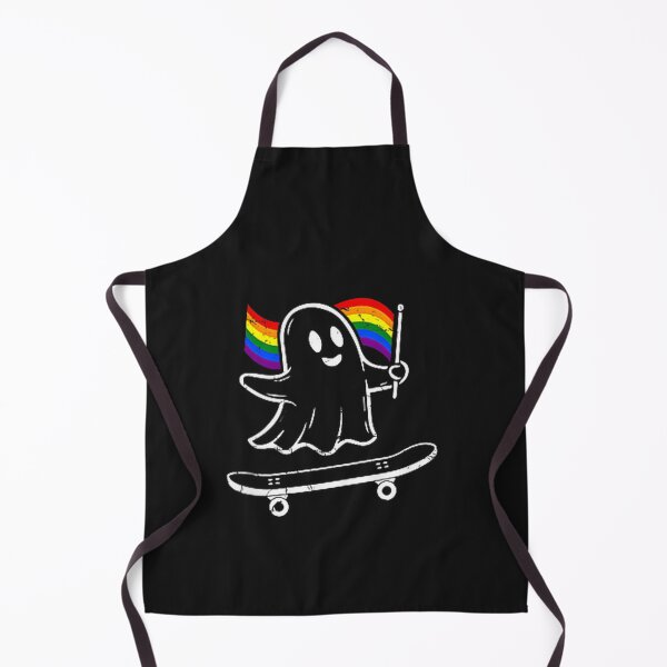 Item preview, Gay Pride Ghost Skateboard Pocket Skate Rainbow Flag LGBT designed and sold by FrankIsabel.