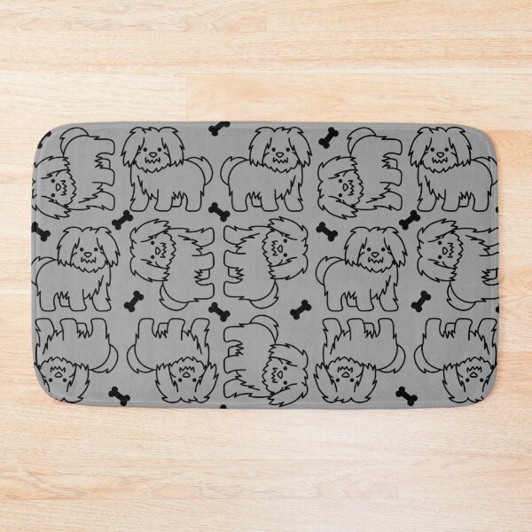 Item preview, Cute Kawaii Fluffy Dog Seamless Pattern Design designed and sold by NadDot.