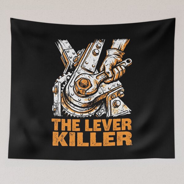 Item preview, The Lever Killer Industrial Workwear Graphic designed and sold by SplashTastic.