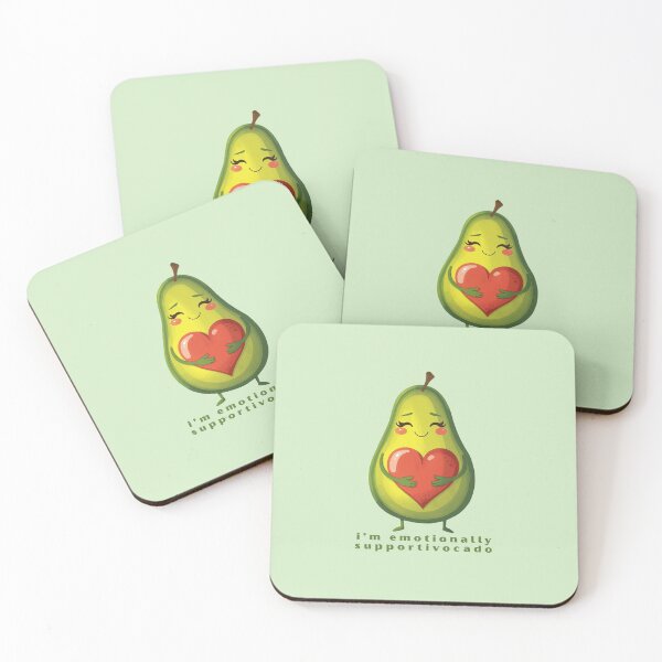 Item preview, I’m Emotionally Supportivocado designed and sold by TeeHee Puns.