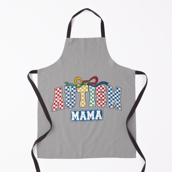 Item preview, Autism Mama Coquette Bow Checkered Print Autism Awareness designed and sold by KathieFaugh.
