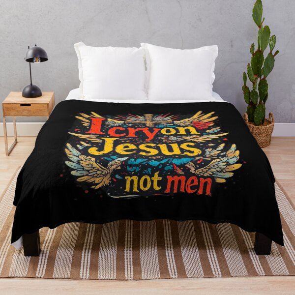 Item preview, I cry on Jesus and not men designed and sold by Jsw-speedartja.
