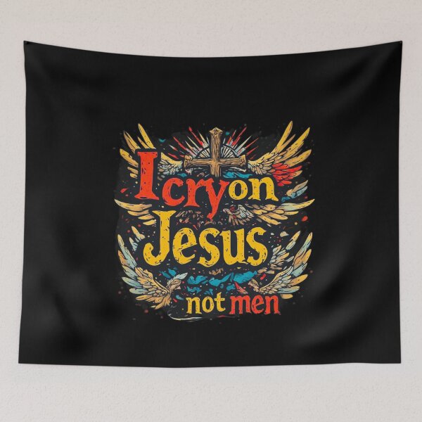 Item preview, I cry on Jesus and not men designed and sold by Jsw-speedartja.
