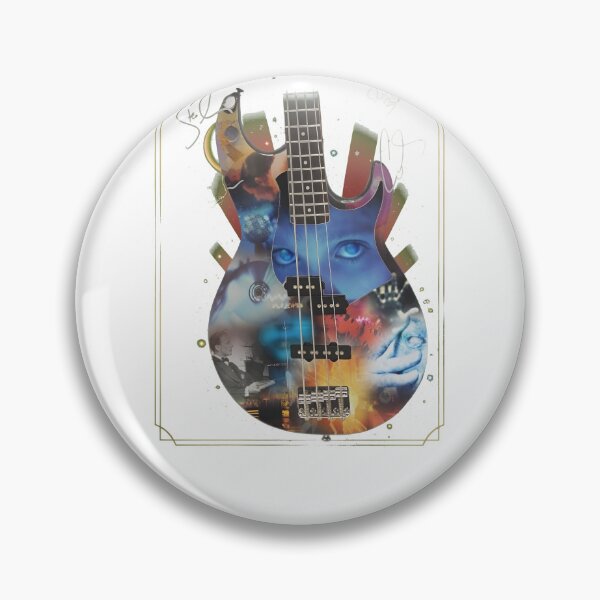 Item preview, Psychedelic Bass Guitar Collage Artwork  designed and sold by TokyoAyashi.