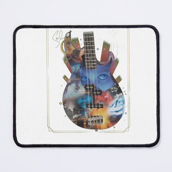 Item preview, Psychedelic Bass Guitar Collage Artwork designed and sold by TokyoAyashi.