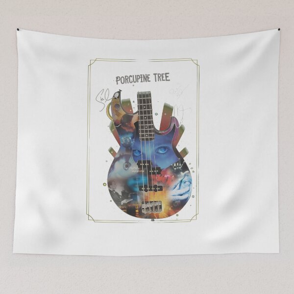 Item preview, Psychedelic Bass Guitar Collage Artwork  designed and sold by TokyoAyashi.
