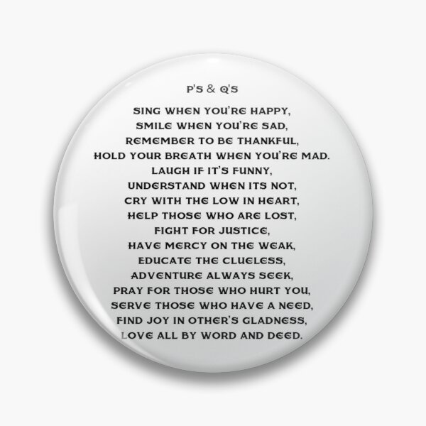 Item preview, P's & Q's designed and sold by Emilyromrell.