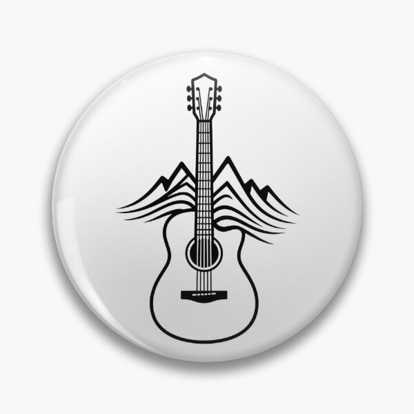 Item preview, Mountain Guitar Sound Waves designed and sold by NatureHarmony16.