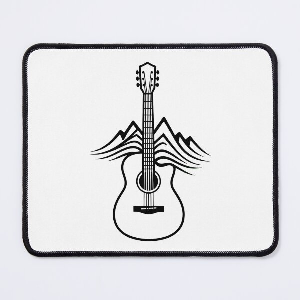 Item preview, Mountain Guitar Sound Waves designed and sold by NatureHarmony16.