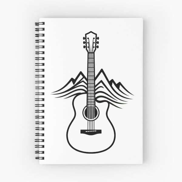 Item preview, Mountain Guitar Sound Waves designed and sold by NatureHarmony16.