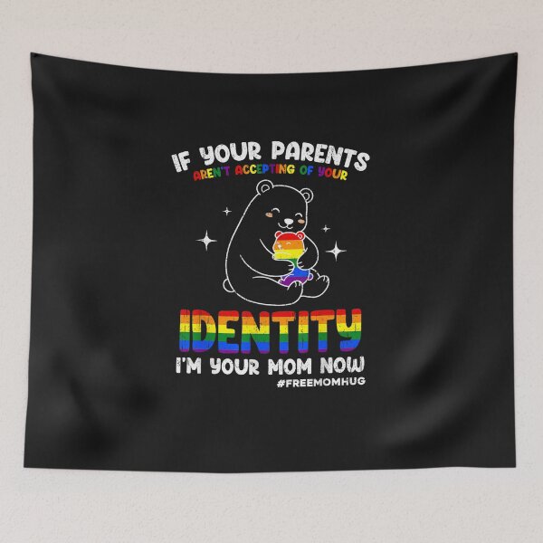 Item preview, Gay Pride Im Your Mom Now Bear Hug Parents Accepting LGBTQ designed and sold by FrankIsabel.