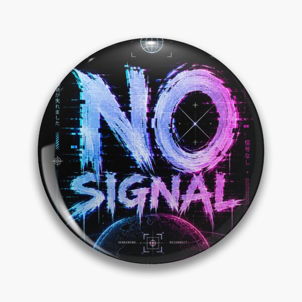 Item preview, NO SIGNAL – Cyberpunk Glitch Streetwear Design designed and sold by KAIGEN7.