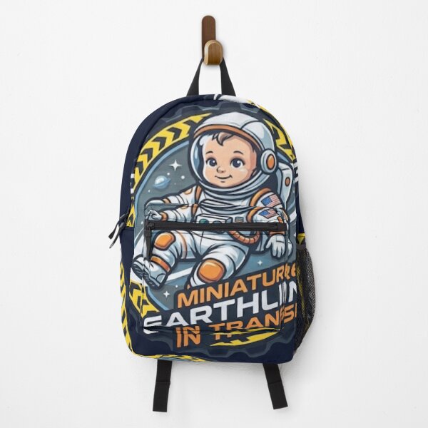 Item preview, Miniature Earthling in Transit Cute Baby Astronaut Space Art designed and sold by KabronX.