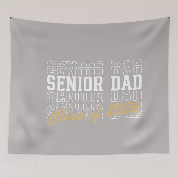Item preview, Senior Dad Class of 2026 Striped Graduate Father Graduation_2 designed and sold by GreggRoss.