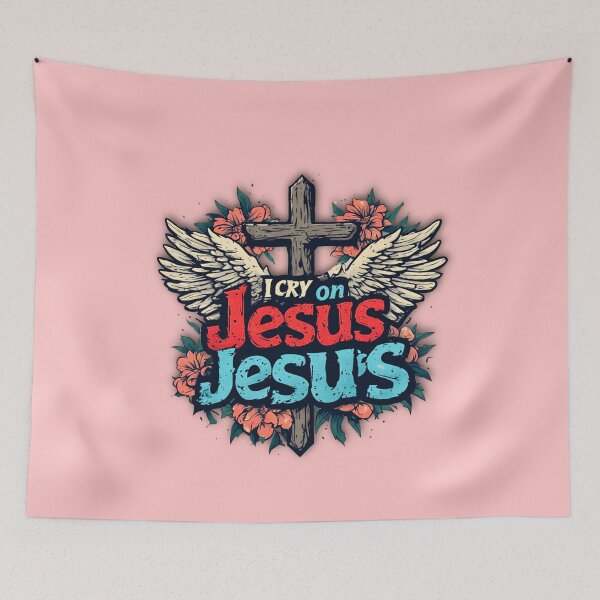 Item preview, I cry on Jesus and not men designed and sold by Jsw-speedartja.