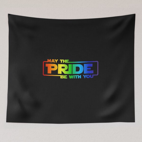 Item preview, Gay Pride LGBT Ally May The Pride Be with You Rainbow Men designed and sold by FrankIsabel.