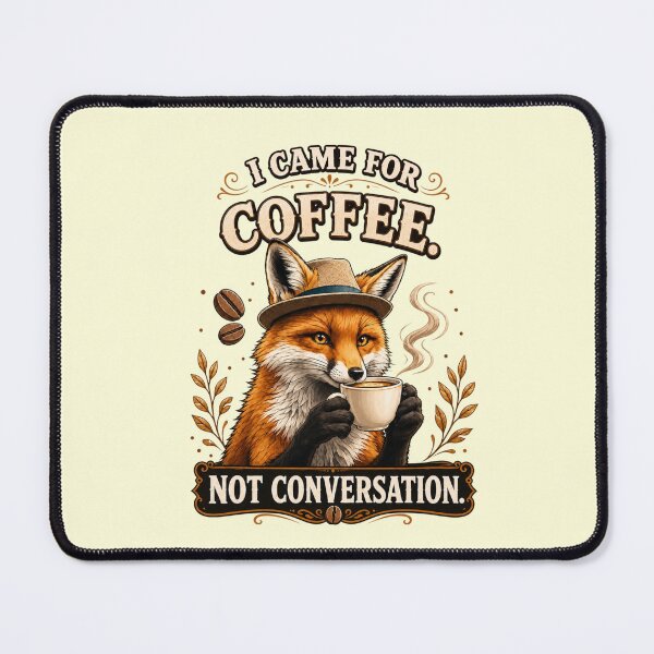 Item preview, Antisocial Fox Sarcastic Coffee Lover Gift designed and sold by Gentlestate.