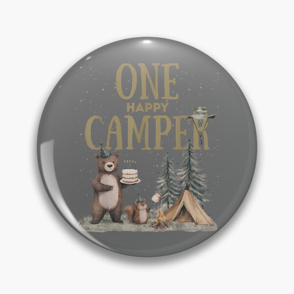 Item preview, One Happy Camper 1st Birthday Camping designed and sold by KristineLi.