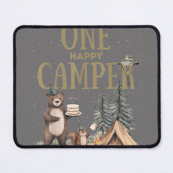 Item preview, One Happy Camper 1st Birthday Camping designed and sold by KristineLi.