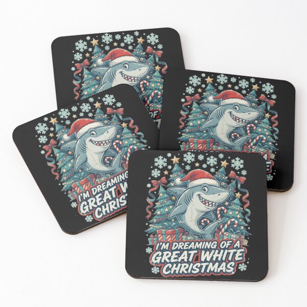 Item preview, Christmas Shark Santa Hat Xmas Santa Jaws Funny Shark Vintage designed and sold by CF_VintageDesign.