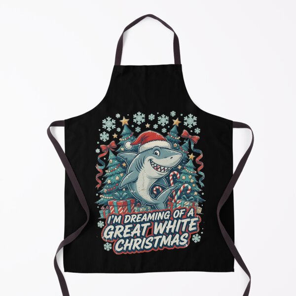 Item preview, Christmas Shark Santa Hat Xmas Santa Jaws Funny Shark Vintage designed and sold by CF_VintageDesign.