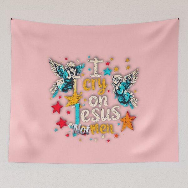 Item preview, I cry on Jesus and not men designed and sold by Jsw-speedartja.