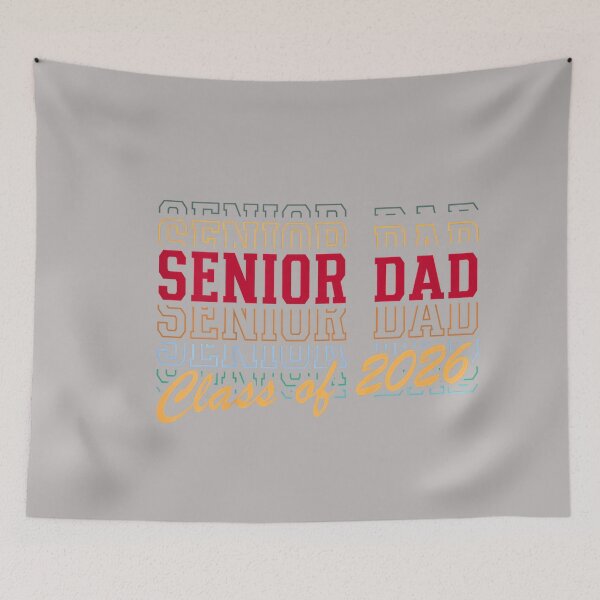 Item preview, Senior Dad Class of 2026 Striped Graduate Father Graduation designed and sold by GreggRoss.