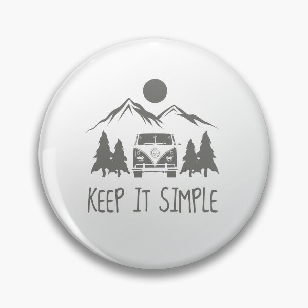 Item preview, Keep It Simple Van Life Mountain Camping Graphic designed and sold by EichStore.
