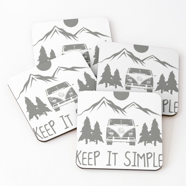 Item preview, Keep It Simple Van Life Mountain Camping Graphic designed and sold by EichStore.