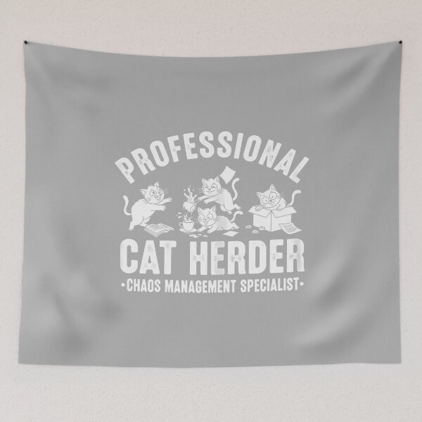 Item preview, Funny Professional Cat Herder Chaos Management Specialist designed and sold by ArleneRowe.