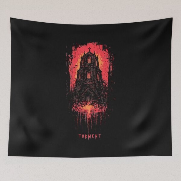 Item preview, Infernal Cathedral Above the Abyss designed and sold by Bulldozastyleco.
