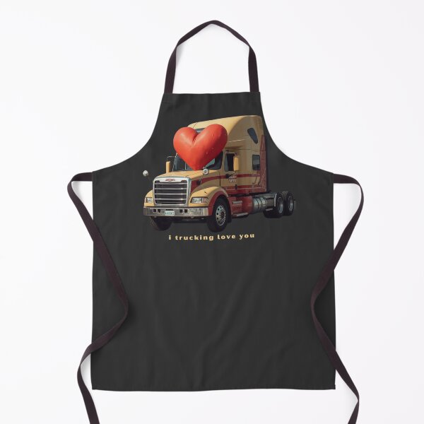 Item preview, I Trucking Love You - Cute Pun | TeeHee Puns Funny Design designed and sold by TeeHee Puns.