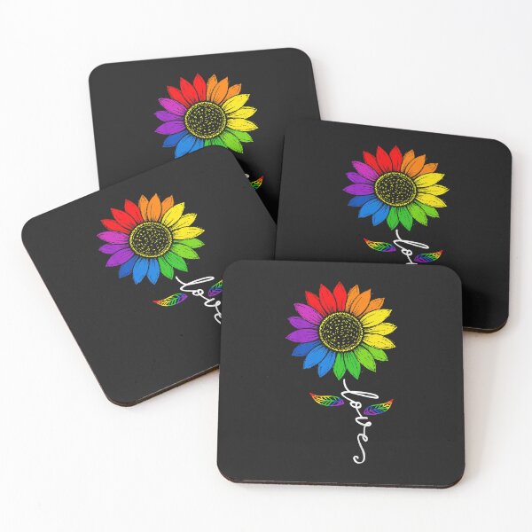 Item preview, Gay Pride Love Sunflower Rainbow Flag LGBTQ Ally LGBT Womens designed and sold by FrankIsabel.