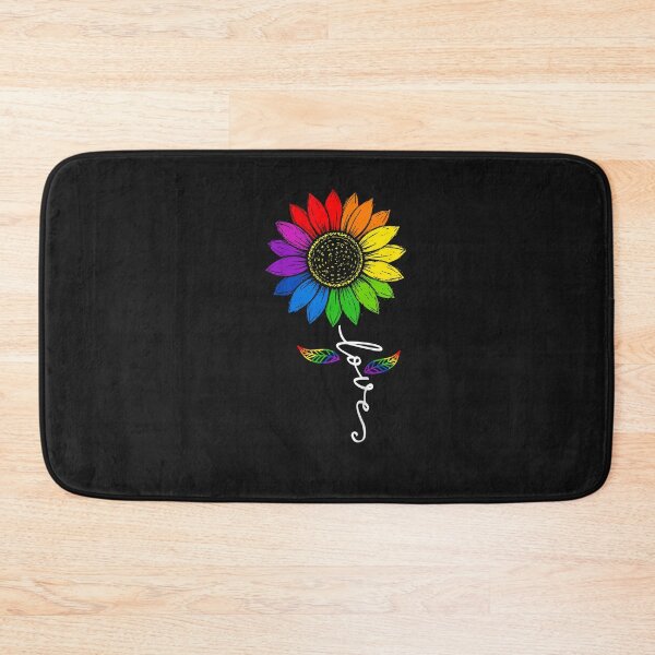 Item preview, Gay Pride Love Sunflower Rainbow Flag LGBTQ Ally LGBT Womens designed and sold by FrankIsabel.