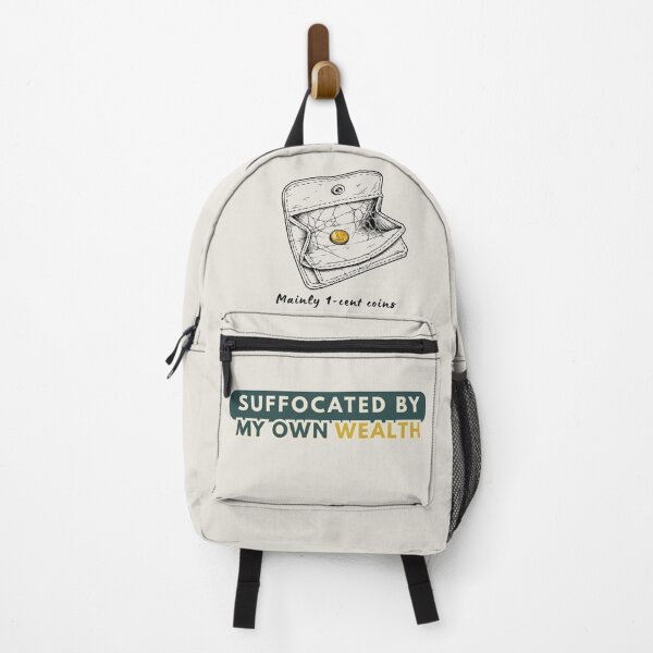 Item preview, Suffocated by My Own Wealth – Empty Wallet Finance Humor designed and sold by CHANCHANAI.