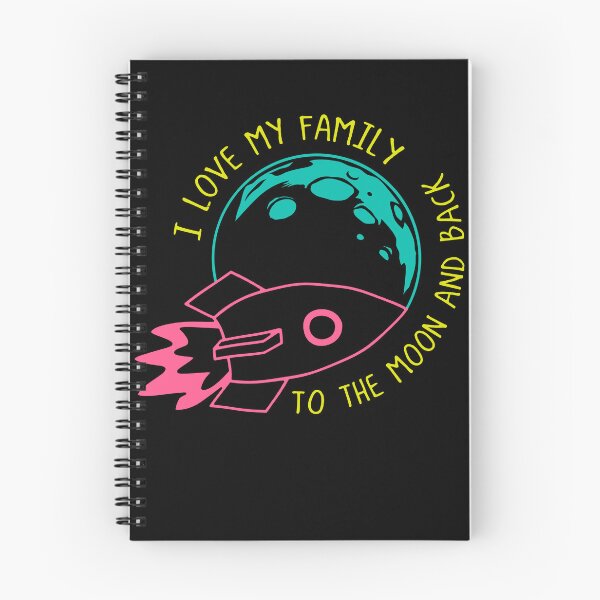 Item preview, My family and I – To the Moon and Back designed and sold by EichStore.