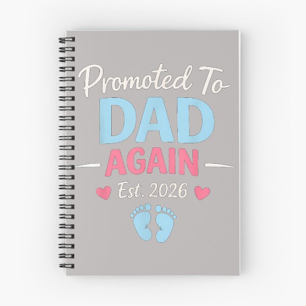 Item preview, Funny Promoted to Dad Again 2026 New Baby Announcement Dad designed and sold by ArleneRowe.
