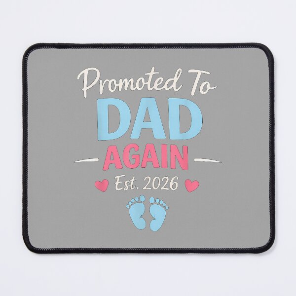 Item preview, Funny Promoted to Dad Again 2026 New Baby Announcement Dad designed and sold by ArleneRowe.