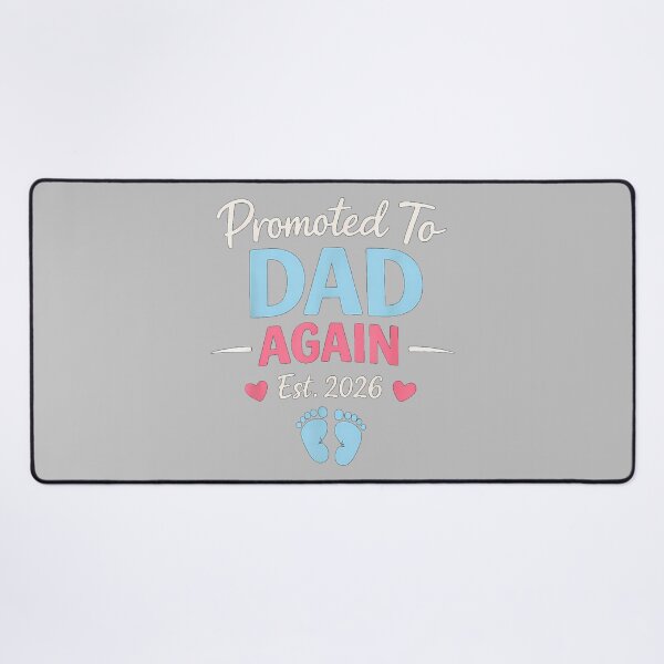 Item preview, Funny Promoted to Dad Again 2026 New Baby Announcement Dad designed and sold by ArleneRowe.